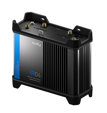 נתב סלולרי 4G LTE תעשייתי קודי Cudy IR04 1.0 4G LTE Cat. 4 N300 Industrial Wi-Fi Router 2x SIM Passive PoE